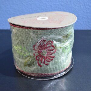 Ribbon, D Stevens 4 Inch Embroidered, 10 Yards – New
